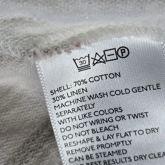 Urban Outfitters Cotton Blend Bell Sleeve Tie Front Crop Top Size Small - Picture 9 of 9